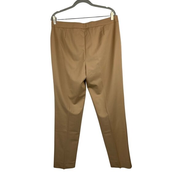 Lafayette 148 New York Womens Beige Wool Stretch Trousers Size 10 - Picture 2 of 4